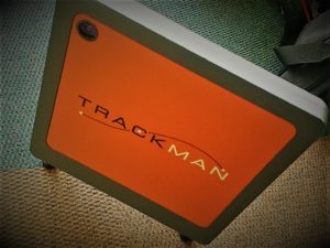 Trackman launch monitor. 